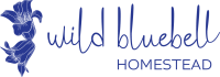logo sourdough workshops by wild bluebell homestead